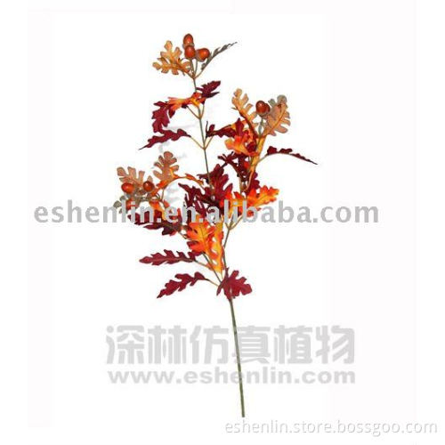 artificial oak leaves